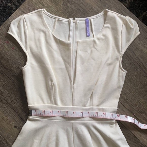 LULUS Exclusive Ivory Tulip Mini Dress Size XS - Picture 7 of 10